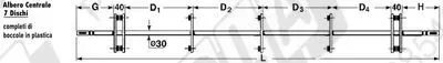 59.476: CENTRAL SHAFT WITH DISCS
