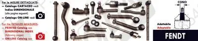 Steering Tie Rod End adaptable FENDT