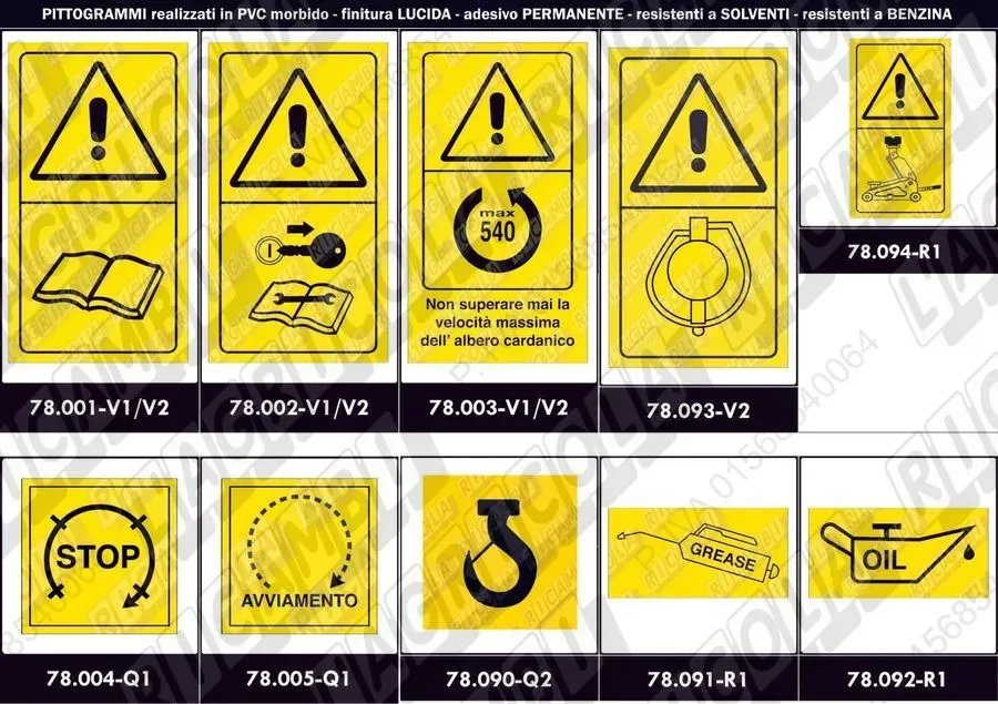 Adesivo Segnaletico Per Rubinetto Gas Principale, 20x10 Cm, Pellicola PVC Autoadesiva, Indigos UG