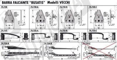 Barre Falcianti: Busatis Mod. VECCHI