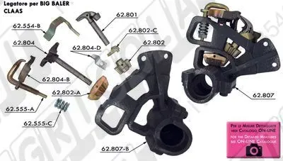 Annodatori per Big Baler CLAAS